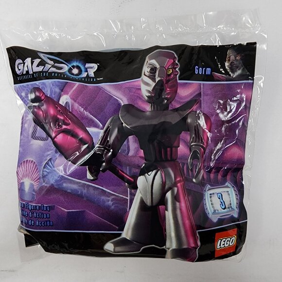 Lego Gladiator Set of 5 2002 McDonalds Happy Meal Toys Sealed with Bonus - Picture 6 of 8